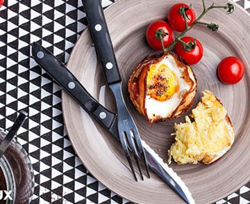 Steam Baked Breakfast Muffin