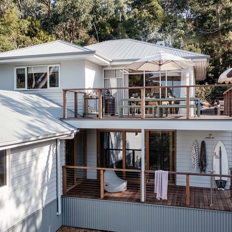 Modern home veranda outdoor space inspiration.