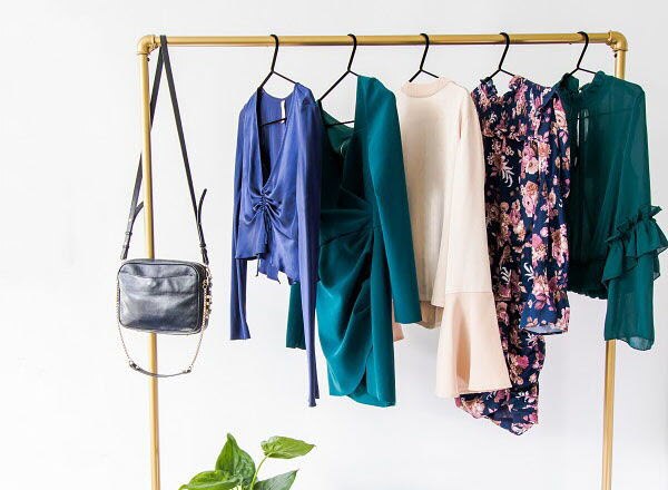 blue clothes