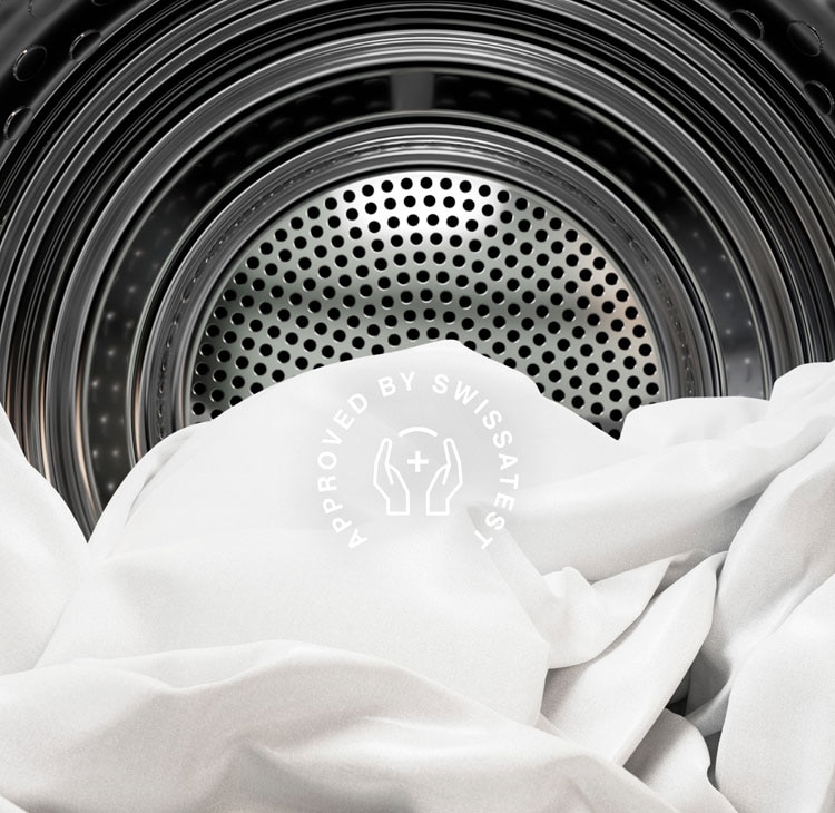 Swissatest certified Electrolux Ultimatecare laundry range ensures superior level of hygiene.