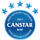 Canstar Blue's Most Satisfied Customers - Stick Vacuums 2021