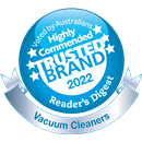 Readers Digest Highly Commended for Most Trusted Brands - Vacuums 2022