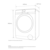 9kg front load washer, SensorWash