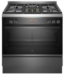 90cm UltimateTaste 900 freestanding electric oven with gas cooktop