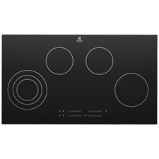 90cm UltimateTaste 300 4 zone ceramic cooktop