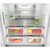 562L UltimateTaste 700 quad door fridge - Matte charcoal black