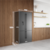 562L UltimateTaste 700 quad door fridge - Matte charcoal black