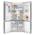 562L UltimateTaste 700 quad door fridge - Matte charcoal black