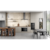 562L UltimateTaste 700 quad door fridge - Matte charcoal black