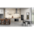 562L UltimateTaste 700 quad door fridge - Matte charcoal black