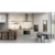 562L UltimateTaste 700 quad door fridge - Matte charcoal black