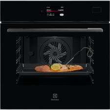60cm Oven with Full Steam and Food Probe, 24 Function, Black - 800 Series
