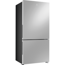 496L Bottom Mount Fridge Freezer, Stainless Steel