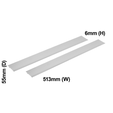 Cooktop trim expansion kit