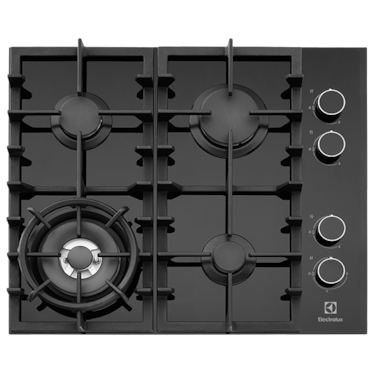 60cm 4 burner glass gas cooktop
