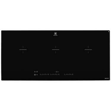 90cm 3 inline maxisense induction cooktop with halo lighting