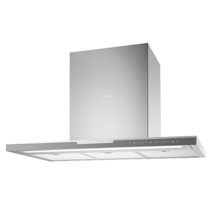 90cm stainless steel slimline box style canopy rangehood - ERC925SA ...